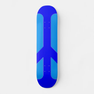 Skateboard Paix Bleue