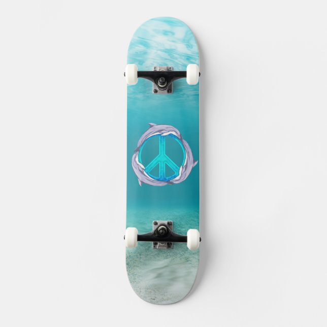 Skateboard Paix de dauphin (Recto)