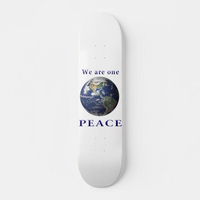 Skateboard Paix sur terre (Devant)