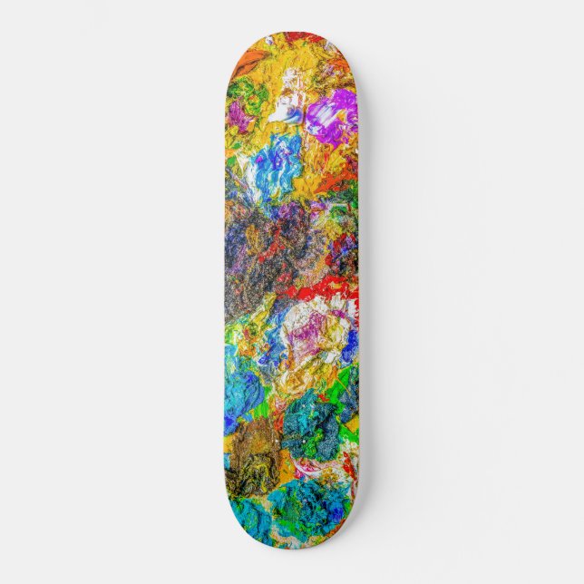 Skateboard Palette de couleurs (Recto)