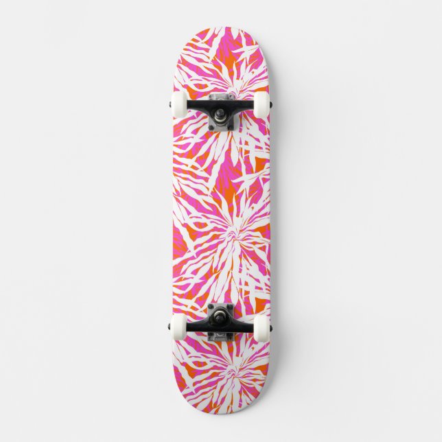 Skateboard Palmettes tropicales (Recto)