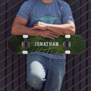 Skateboard Palmier tropical personnalisé