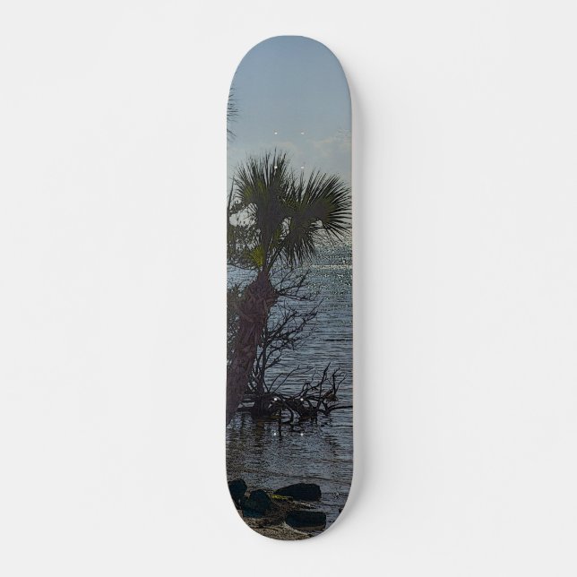Skateboard Palmiers de la rivière Banana (Devant)