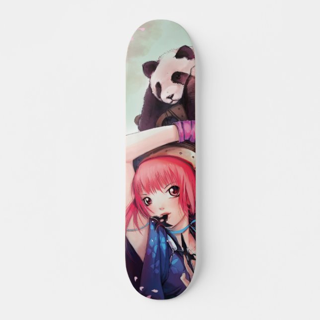 Skateboard Pandas de Ninja de pêche (Devant)