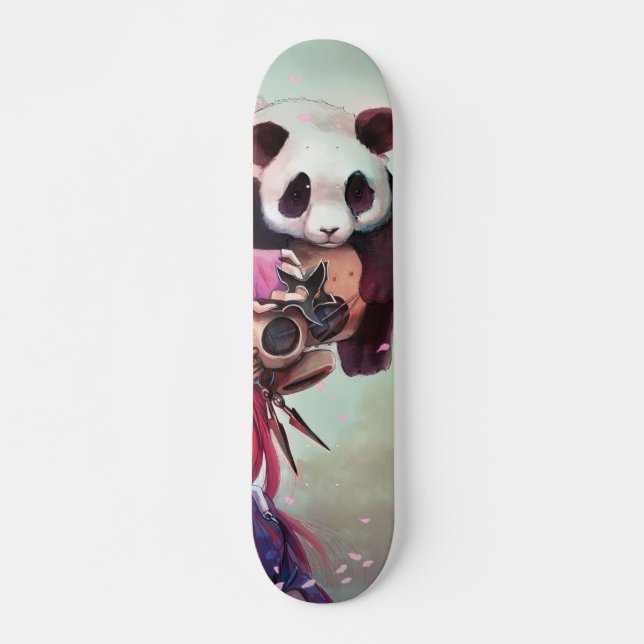 Skateboard Pandas de Ninja de pêche (Devant)