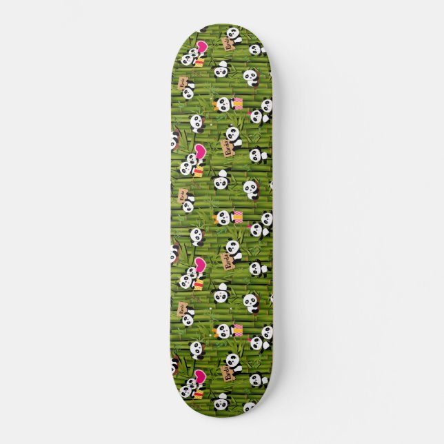 Skateboard Panda's Pattern 2 (Recto)