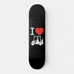 Skateboard Panier de golf I Heart (Love)