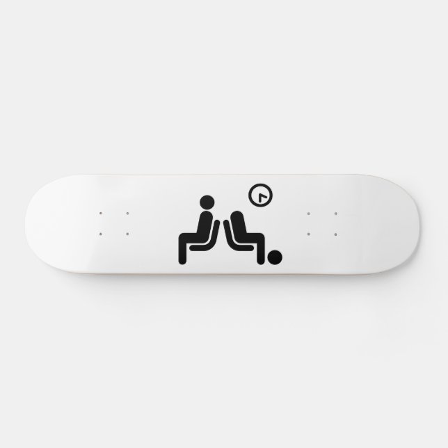 Skateboard Panneau d'attente long (Horz)