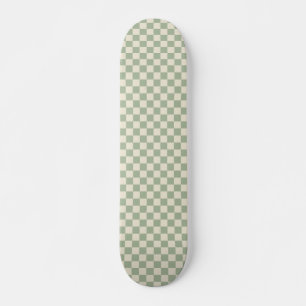Skateboard Panneau de contrôle blanc vert et blanc désactivé