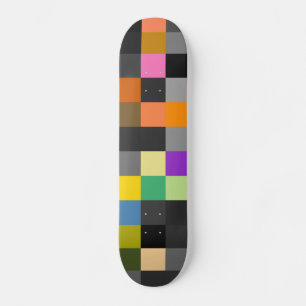 Skateboard Panneau de contrôle couleur rétro