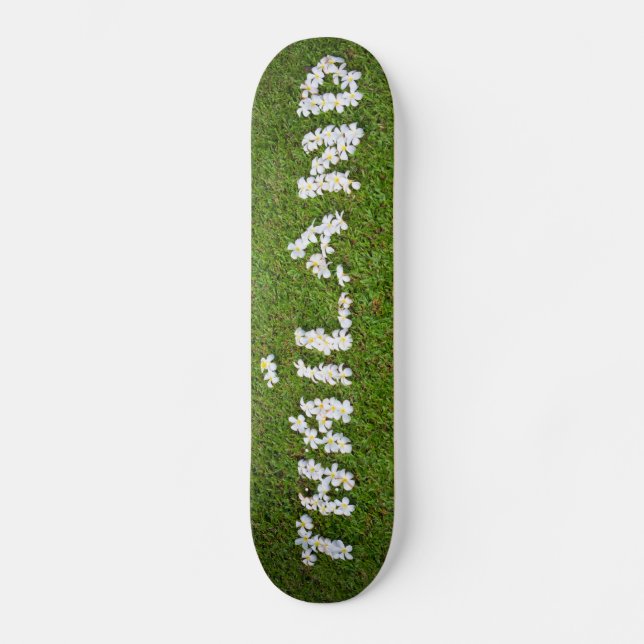 Skateboard Panneau de fleurs en Thaïlande (Recto)