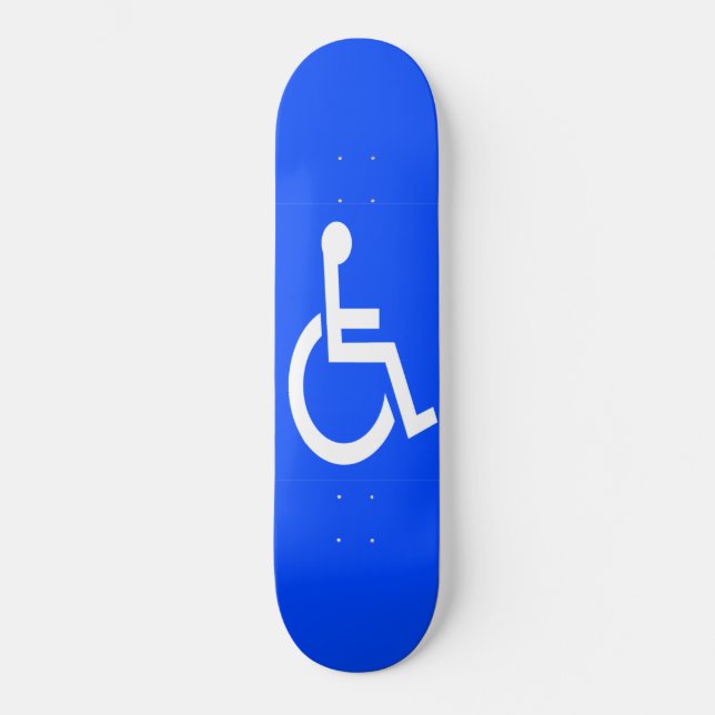 Skateboard Panneau de Handicap Planche à Roulettes (Recto)