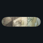 Skateboard Panneau de jardin avec Feuilles, fleurs et herbe<br><div class="desc">Un agréable panneau de jardin avec des feuilles,  des fleurs et de l'herbe dans un croquis abstrait. Le mélange des couleurs attire l'oeil,  avec beaucoup de choses dans le tableau. Un bon début de conversation qui pourrait trouver un endroit de bienvenue sur votre mur !</div>