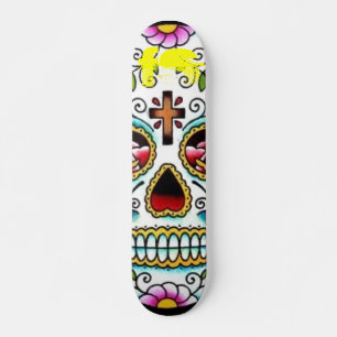 Skateboard Panneau de patin de crâne de sucre de FS