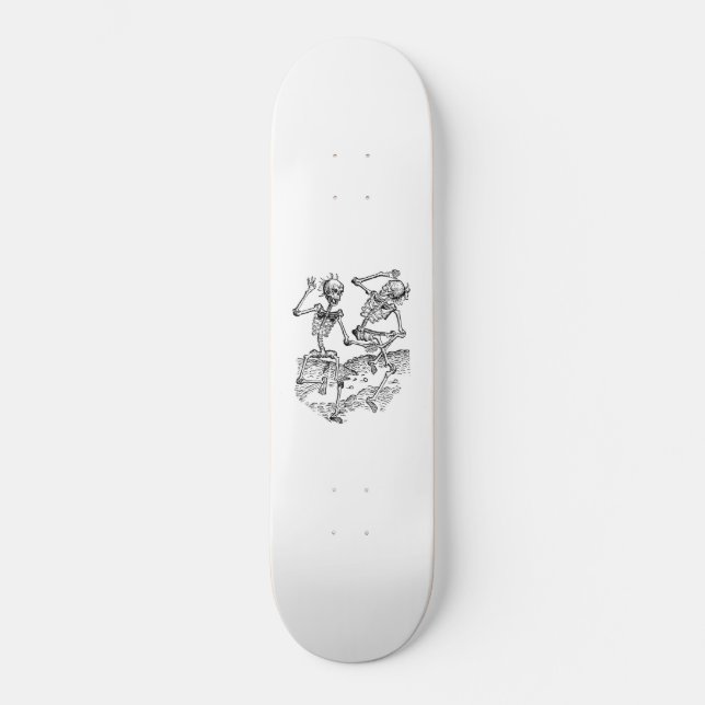 Skateboard Panneau de patin de squelettes de danse (Recto)