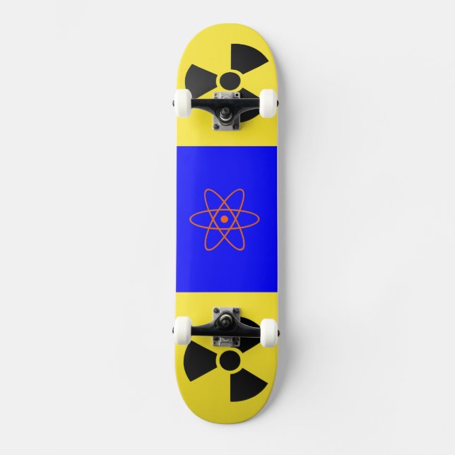 Skateboard Panneau de signalisation radioactif (Recto)