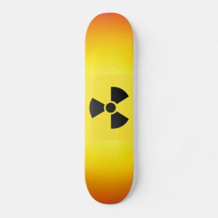Skateboard Panneau de signalisation radioactif