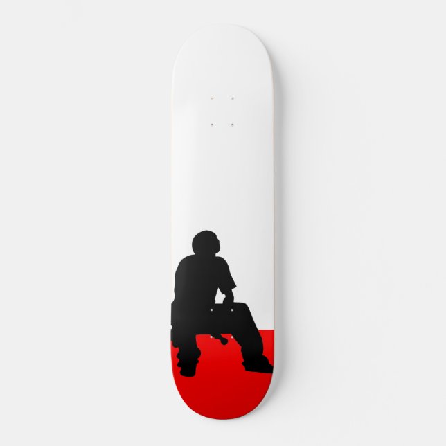Skateboard Panneau de silhouette (Recto)