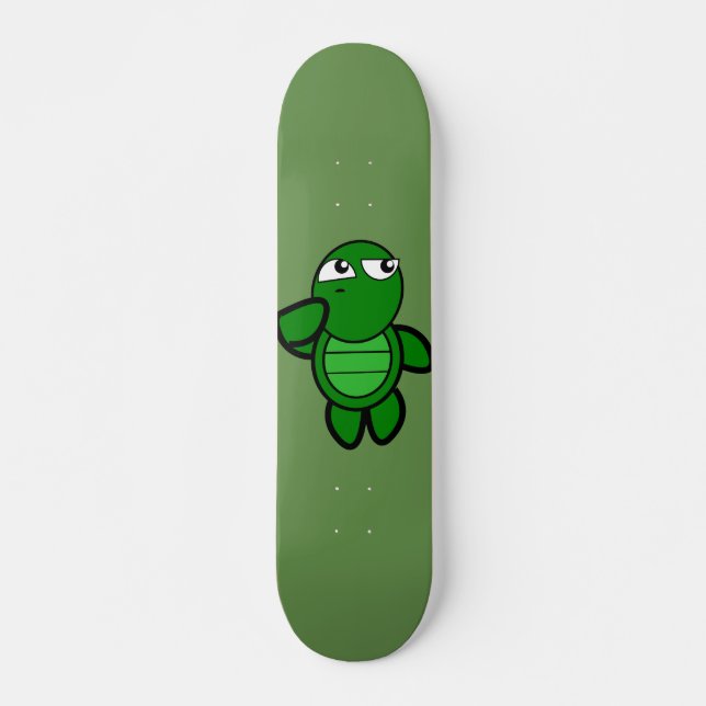 Skateboard panneau de tortue adorable (Devant)