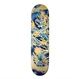 Skateboard Panneau fait sur commande de dragon d'élément