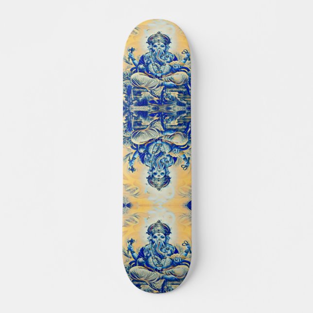 Skateboard Panneau fait sur commande de grand de vague de (Devant)