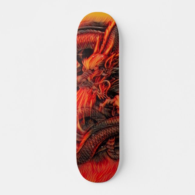 Skateboard Panneau fait sur commande de parc de dragon (Devant)