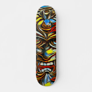 Skateboard Panneau fait sur commande d'élément samouraï