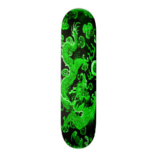 Skateboard Panneau fait sur commande d'élément vert urbain