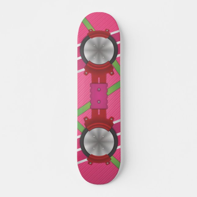 Skateboard Panneau rose de vol plané (JUSTE un GRAPHIQUE ! !) (Devant)