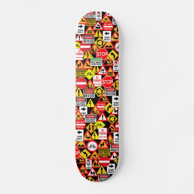 Skateboard Panneaux de signalisation (Recto)
