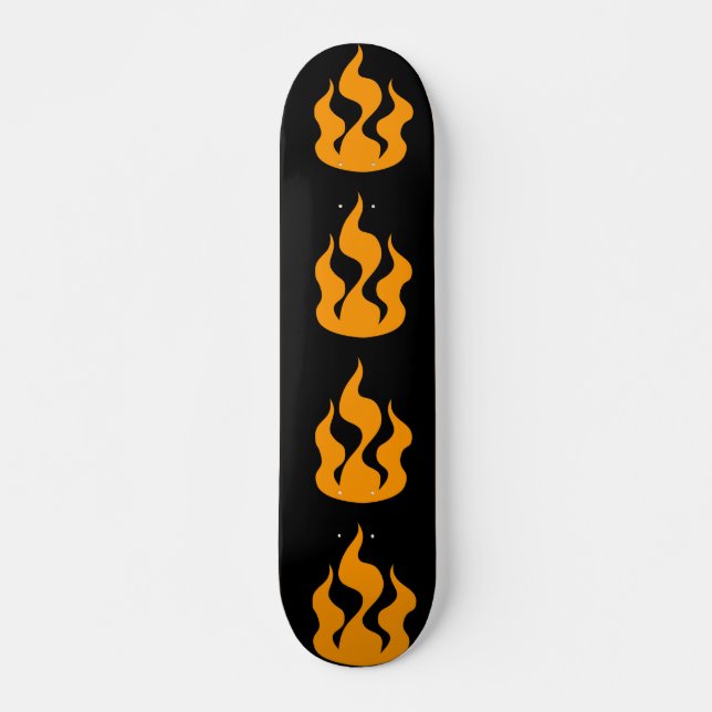 SKATEBOARD PANNEAUX DE SKATEBOARDS FIRE FLAMES (Devant)