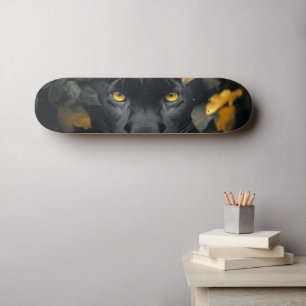 Skateboard Panthère noire