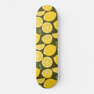Skateboard Papier peint citron jaune Motif été