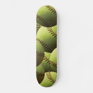 Skateboard Papier peint de softball jaune