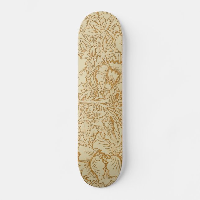 Skateboard Papier peint floral Poppy de William Morris (Recto)