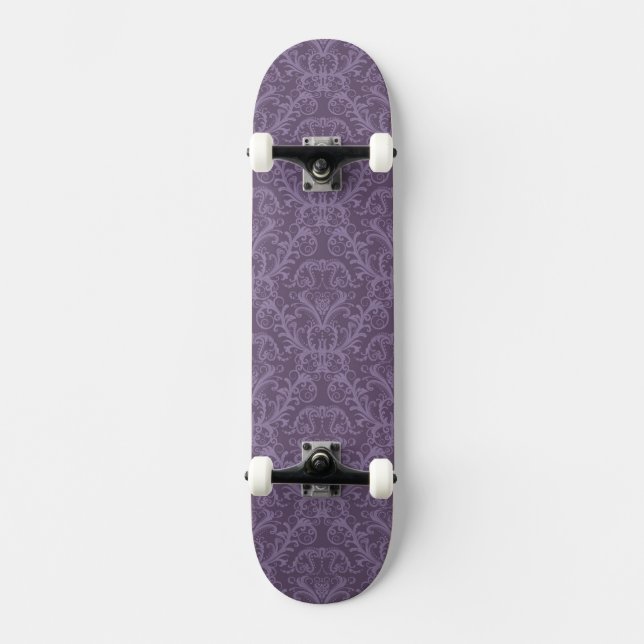 Skateboard Papier peint pourpre de luxe (Recto)