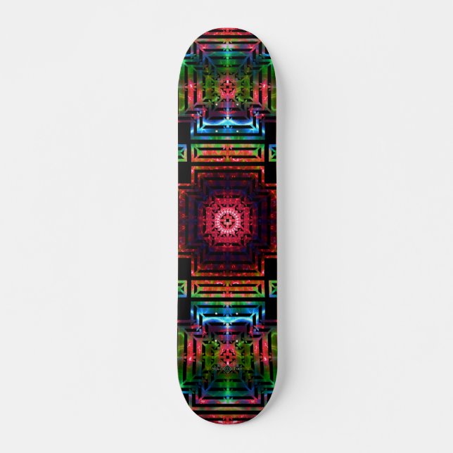 Skateboard Papier peint Reflect (arc-en-ciel) (Devant)