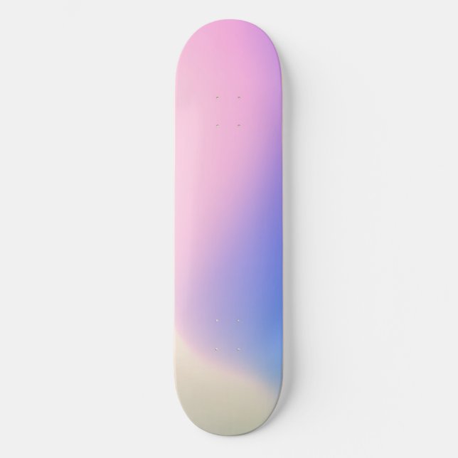 Skateboard Papier peint rose esthétique pastel (Recto)