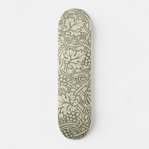 Skateboard Papier peint vert à motif de vigne de William Morr