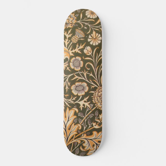 Skateboard papier peint william morris design cherwell (Recto)