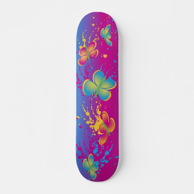 Skateboard Papillon (Devant)