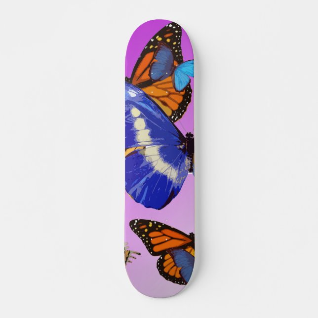 Skateboard Papillon (Devant)