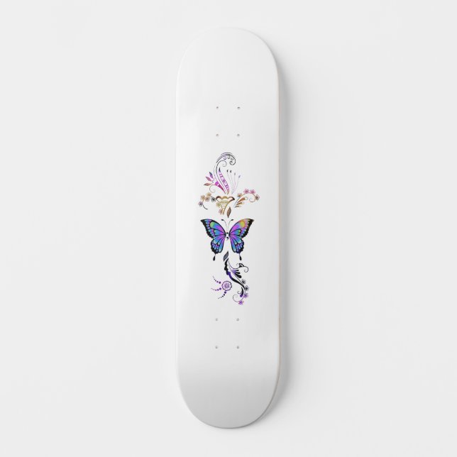 Skateboard Papillon de sensibilisation Semi-Colin (Recto)
