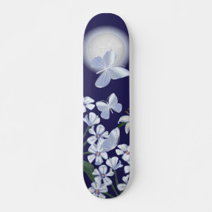 Skateboard Papillons Lune