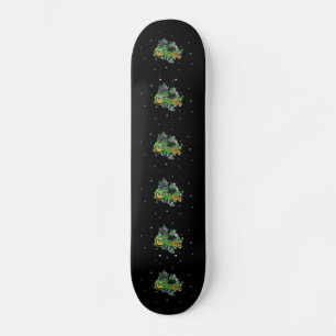 Skateboard Papillons sur Feuille