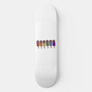 Skateboard Parade de sucettes glacées arc-en-ciel