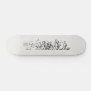 Skateboard Parade des animaux antiques