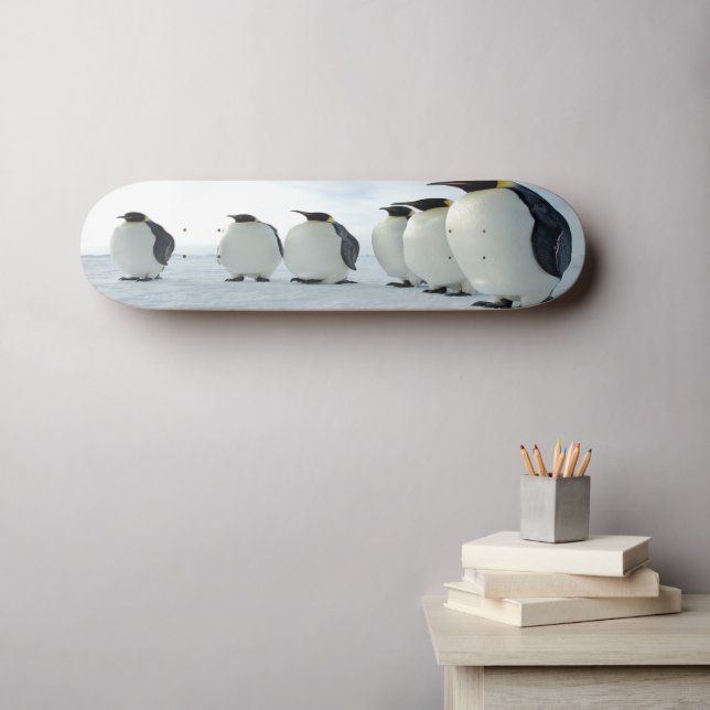 Skateboard Parti des pingouins (Art mural (Horz))