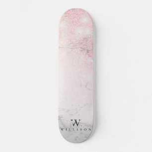 Skateboard Parties scintillant de marbre personnalisée