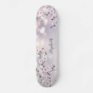 Skateboard Parties scintillant Mauve en fleurs de cerisier ro